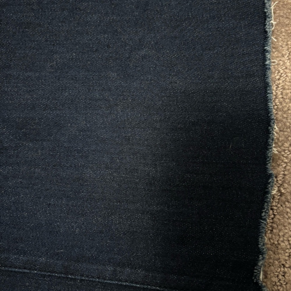 Frank & Eileen Italian East Galway Wide Leg Raw Hem Jeans Dark Wash Size 30 - Picture 9 of 10